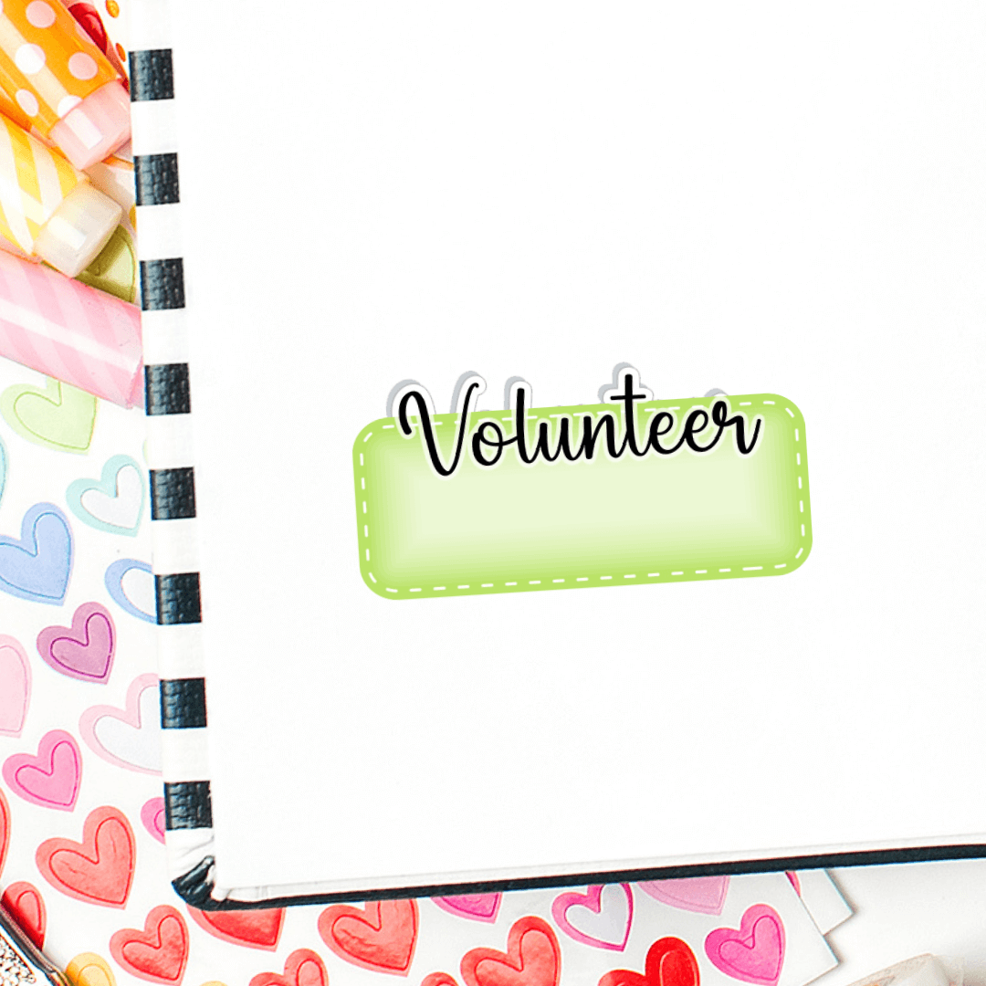 Volunteer Planner Stickers