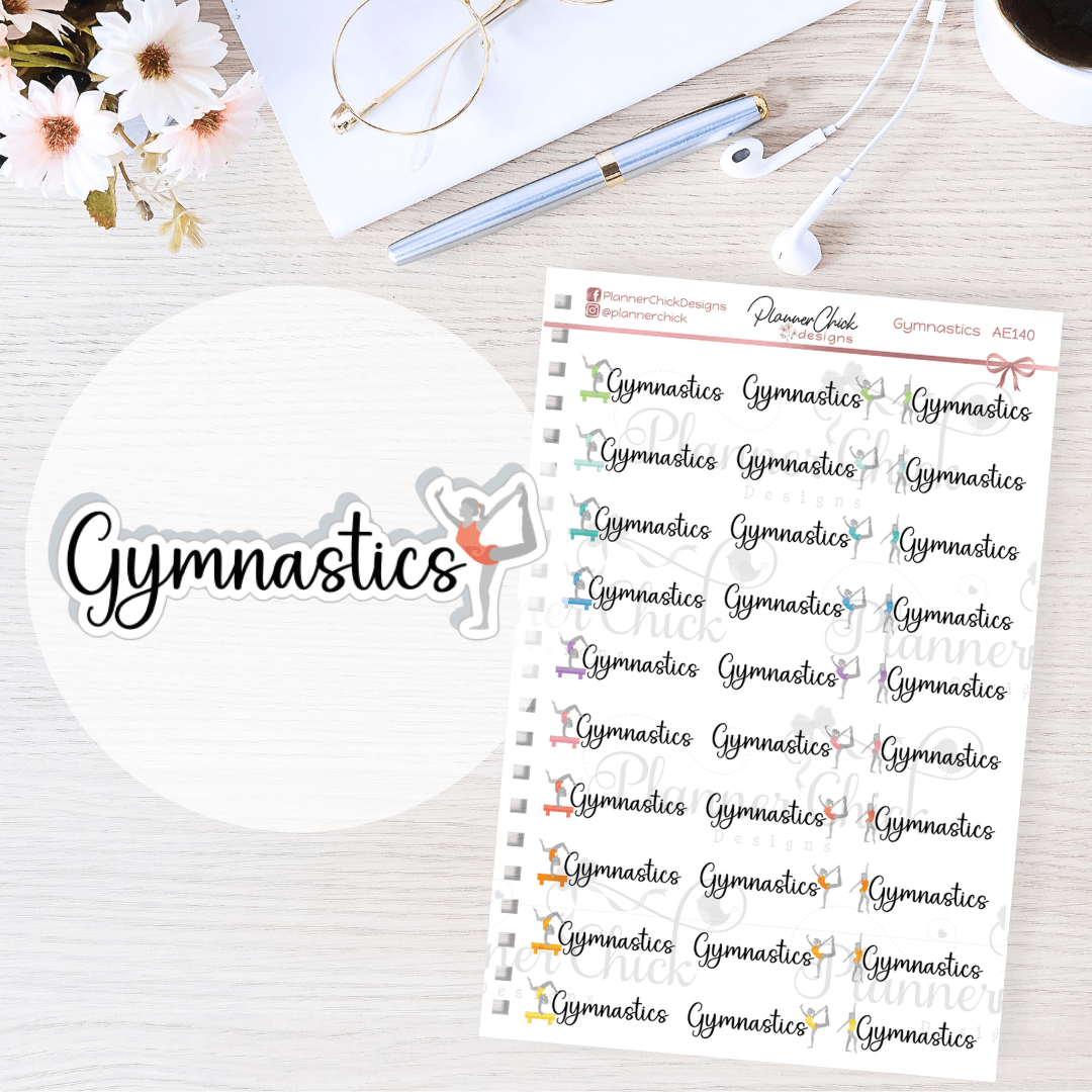 Gymnastics Planner Stickers