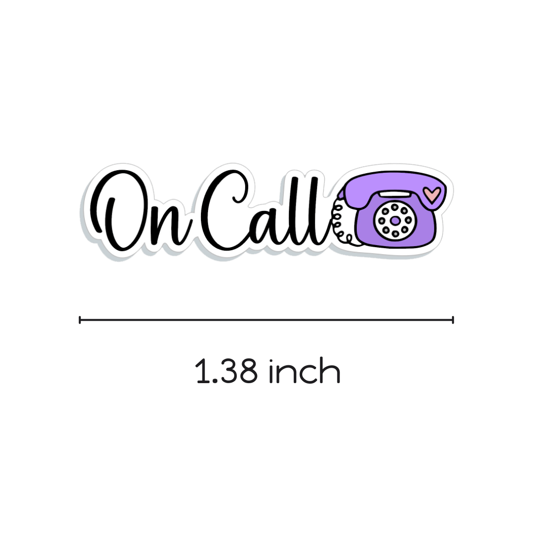 On Call Planner Stickers