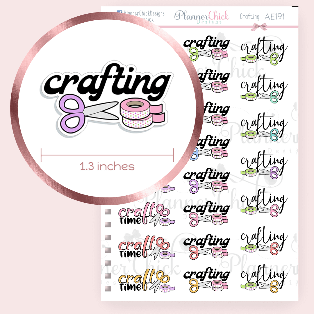 Crafting Planner Stickers