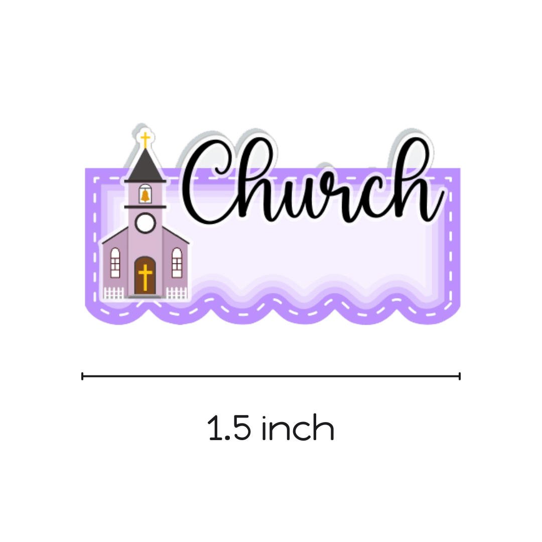 Church Planner Stickers