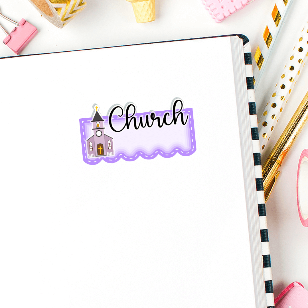 Church Planner Stickers