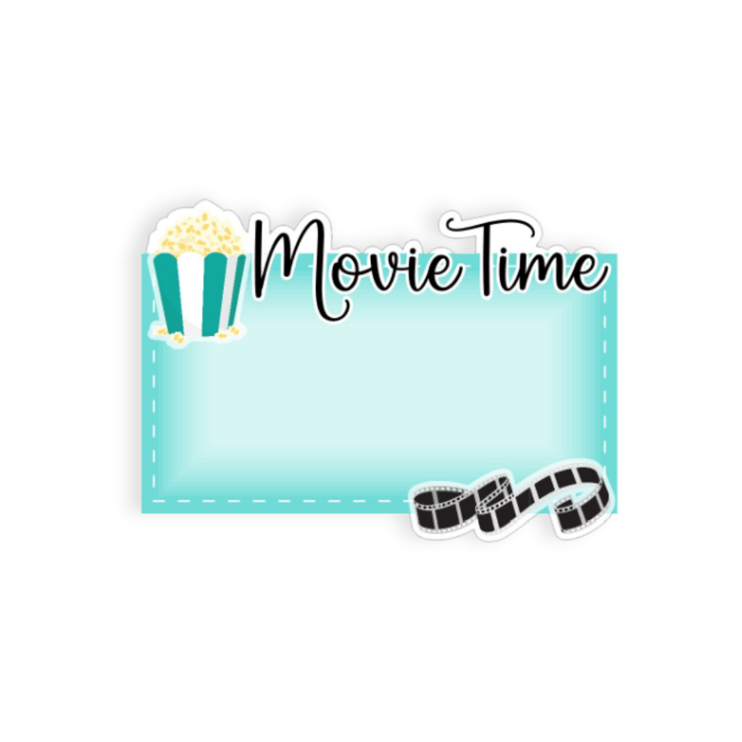 Movie Time Planner Stickers