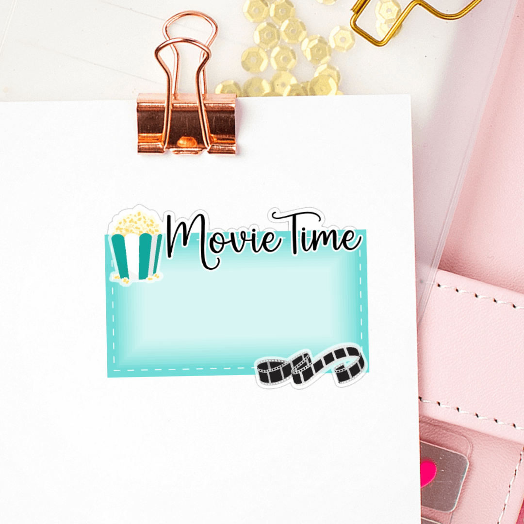 Movie Time Planner Stickers