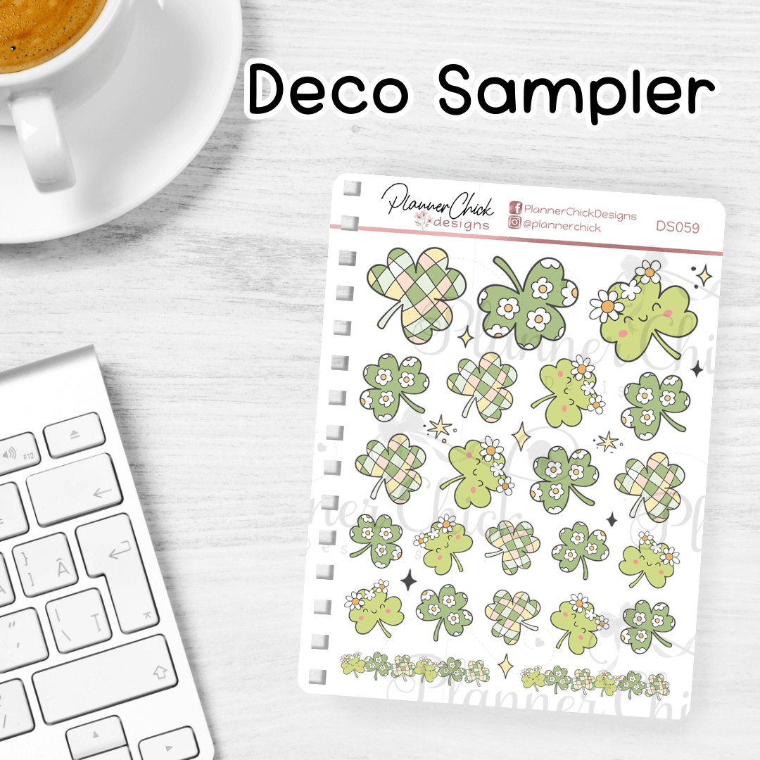 Groovy Shamrock ~ Decorative Sampler