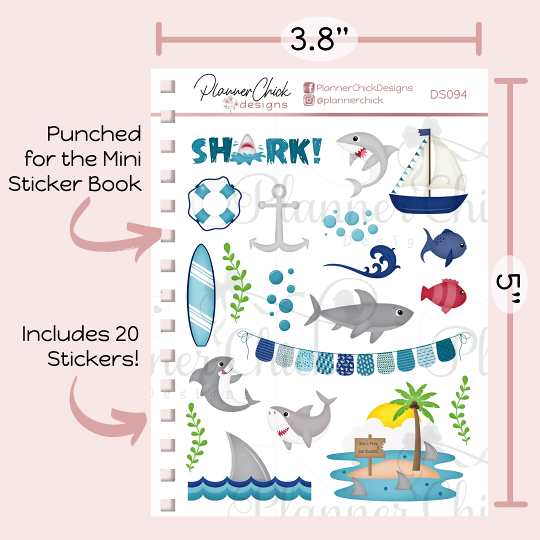 Shark Week ~ Decorative Sampler