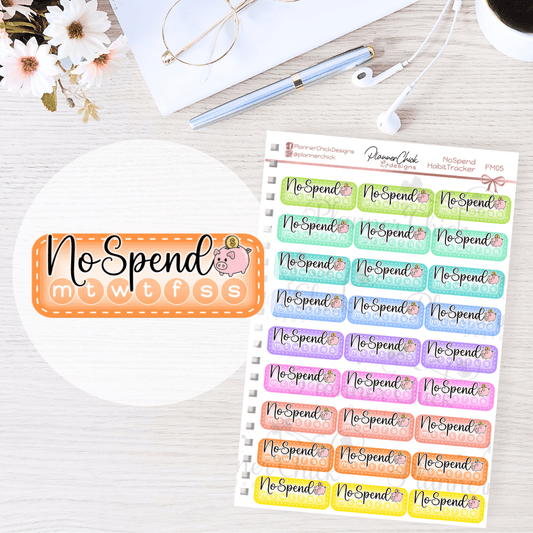 No Spend Habit Tracker