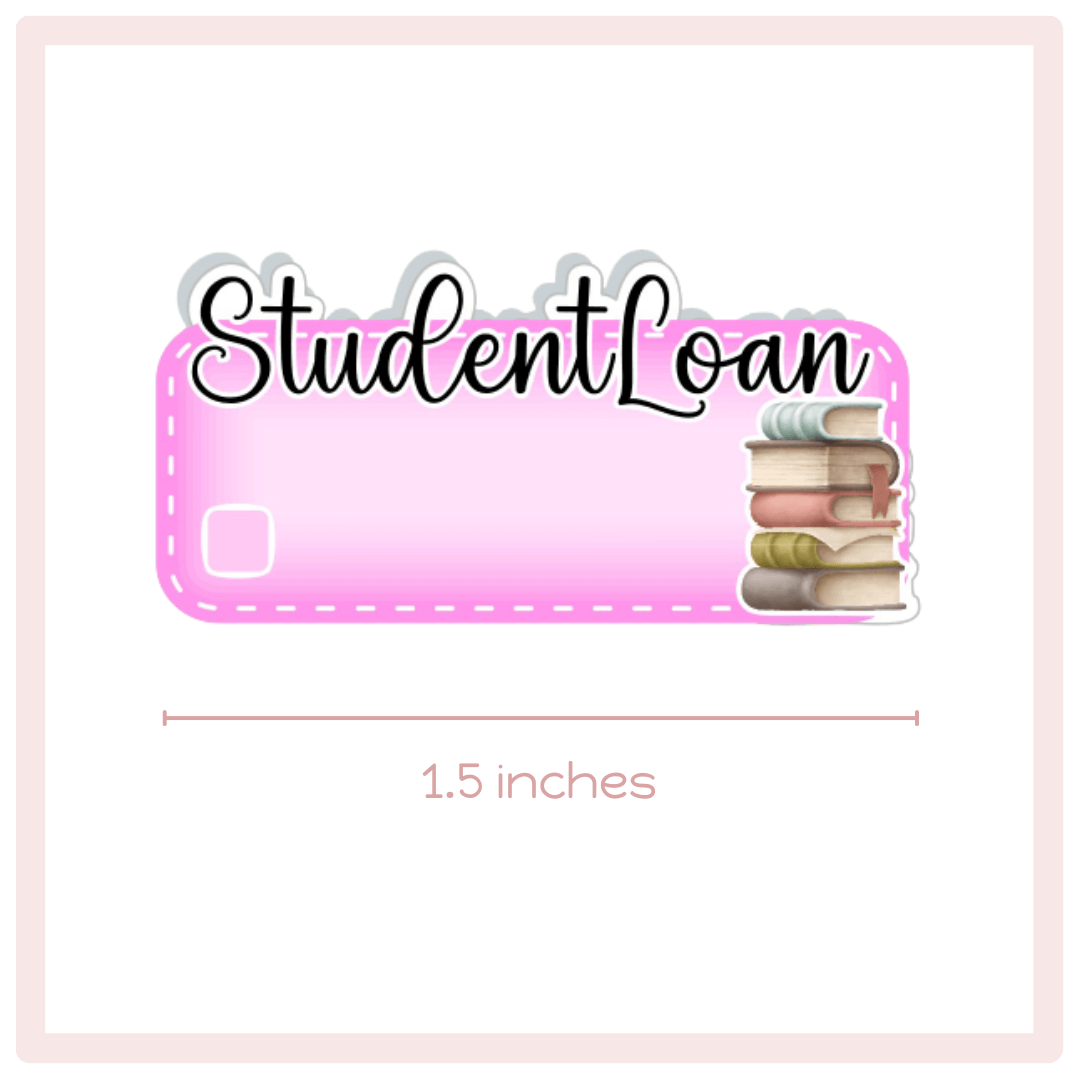 Student Loan Planner Stickers