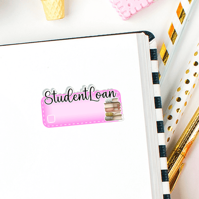 Student Loan Planner Stickers