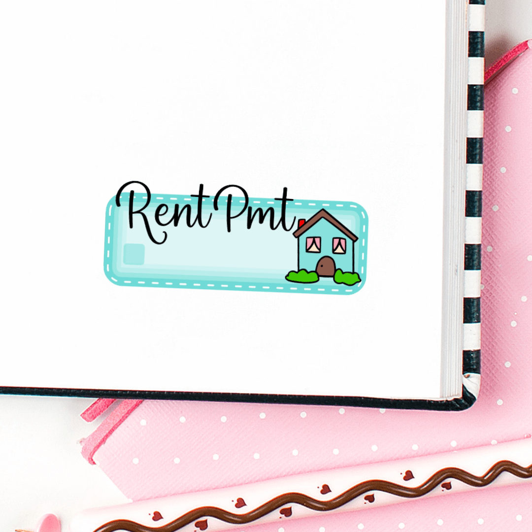 Rent Due Planner Stickers