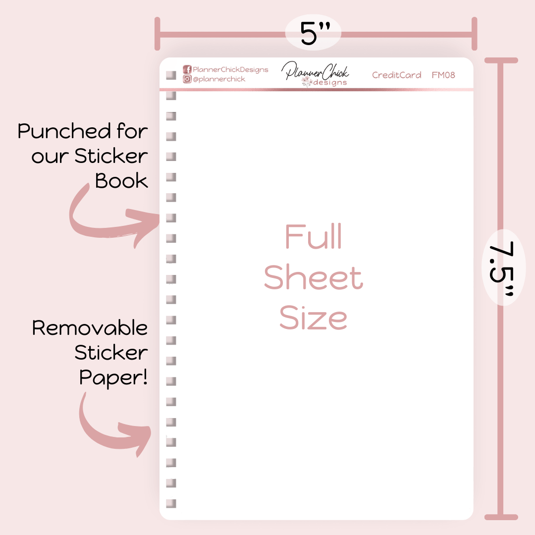 Gymnastics Planner Stickers