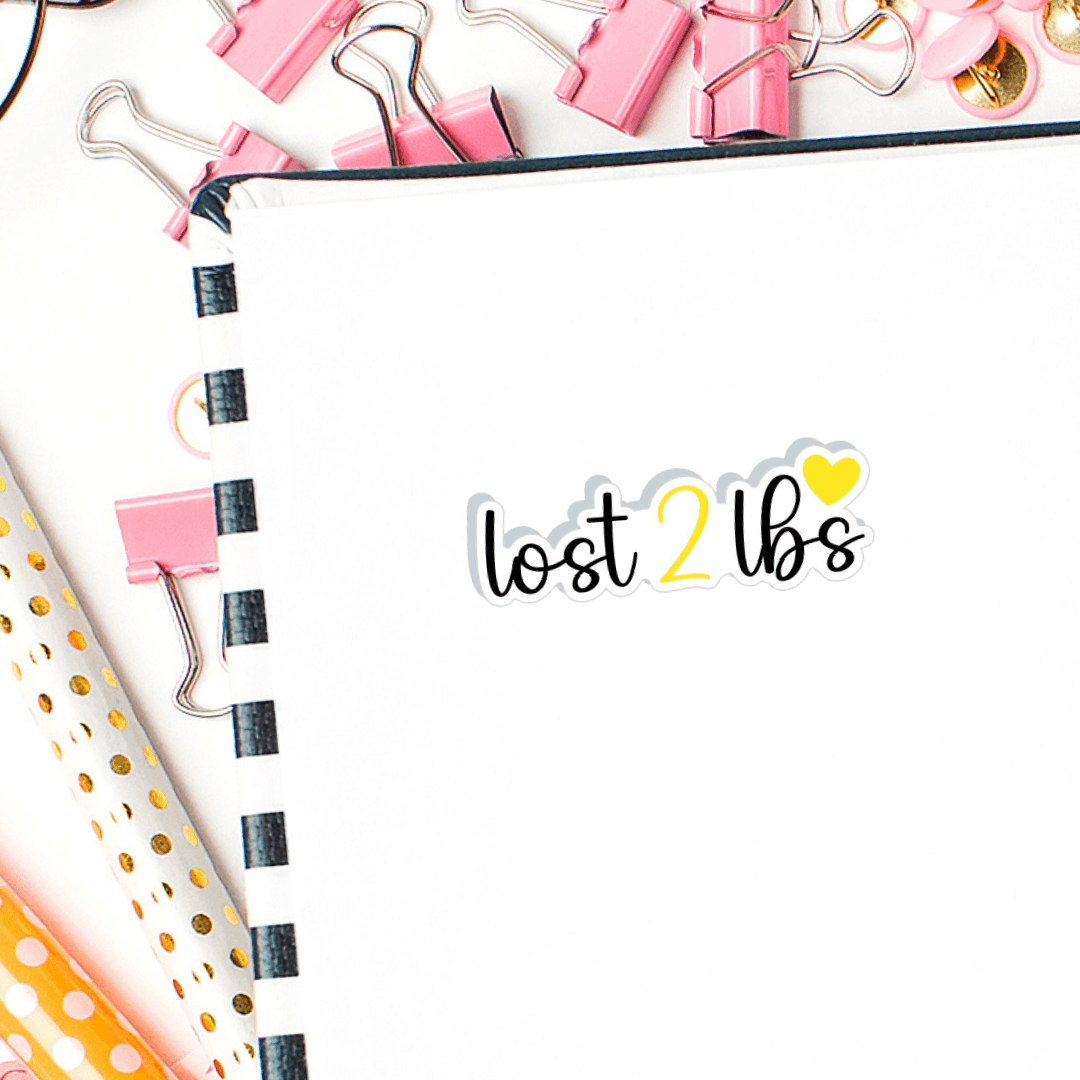 Pounds Lost Planner Stickers