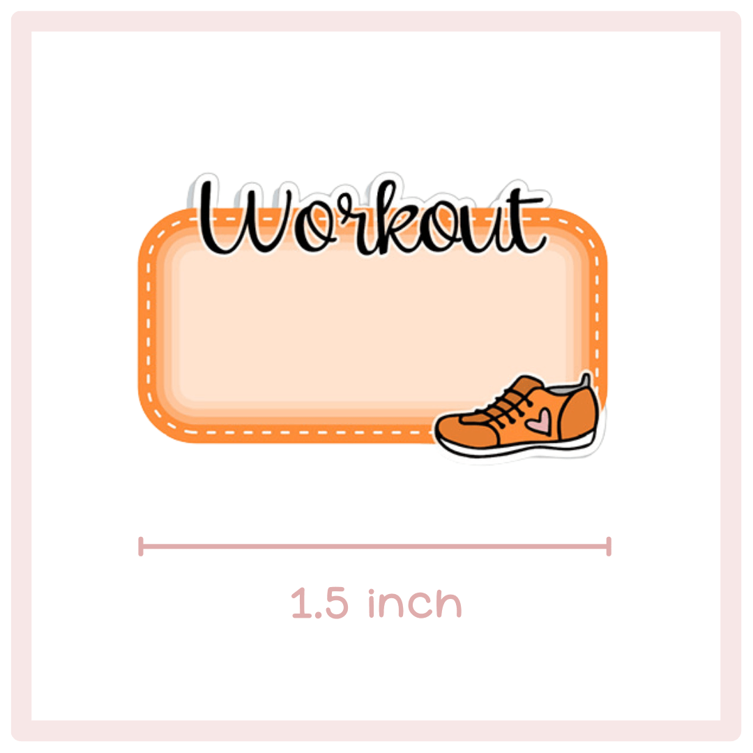 Workout Planner Stickers