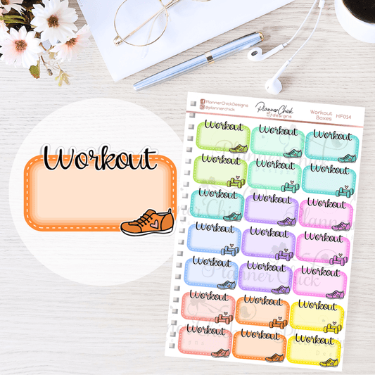 Workout Planner Stickers