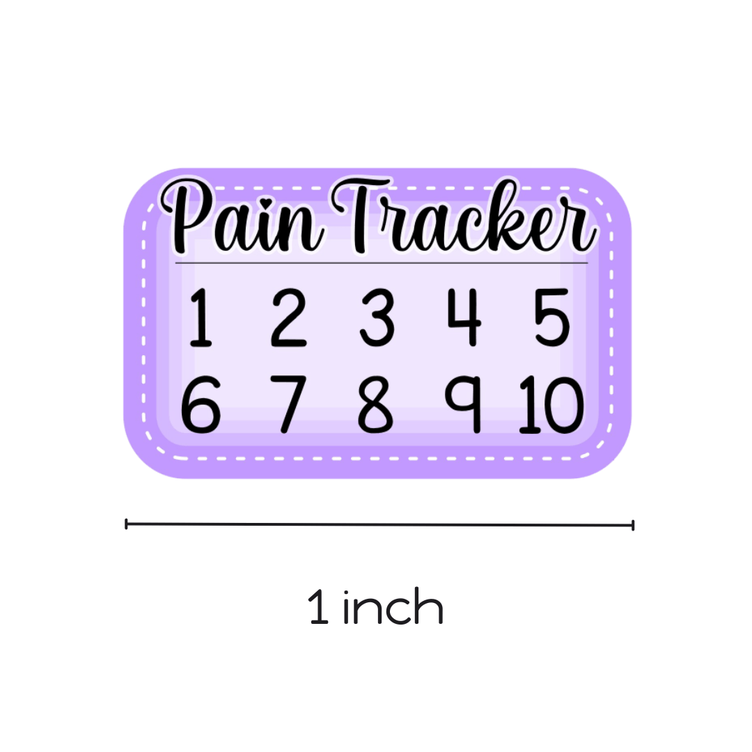 Pain Tracker Planner Stickers