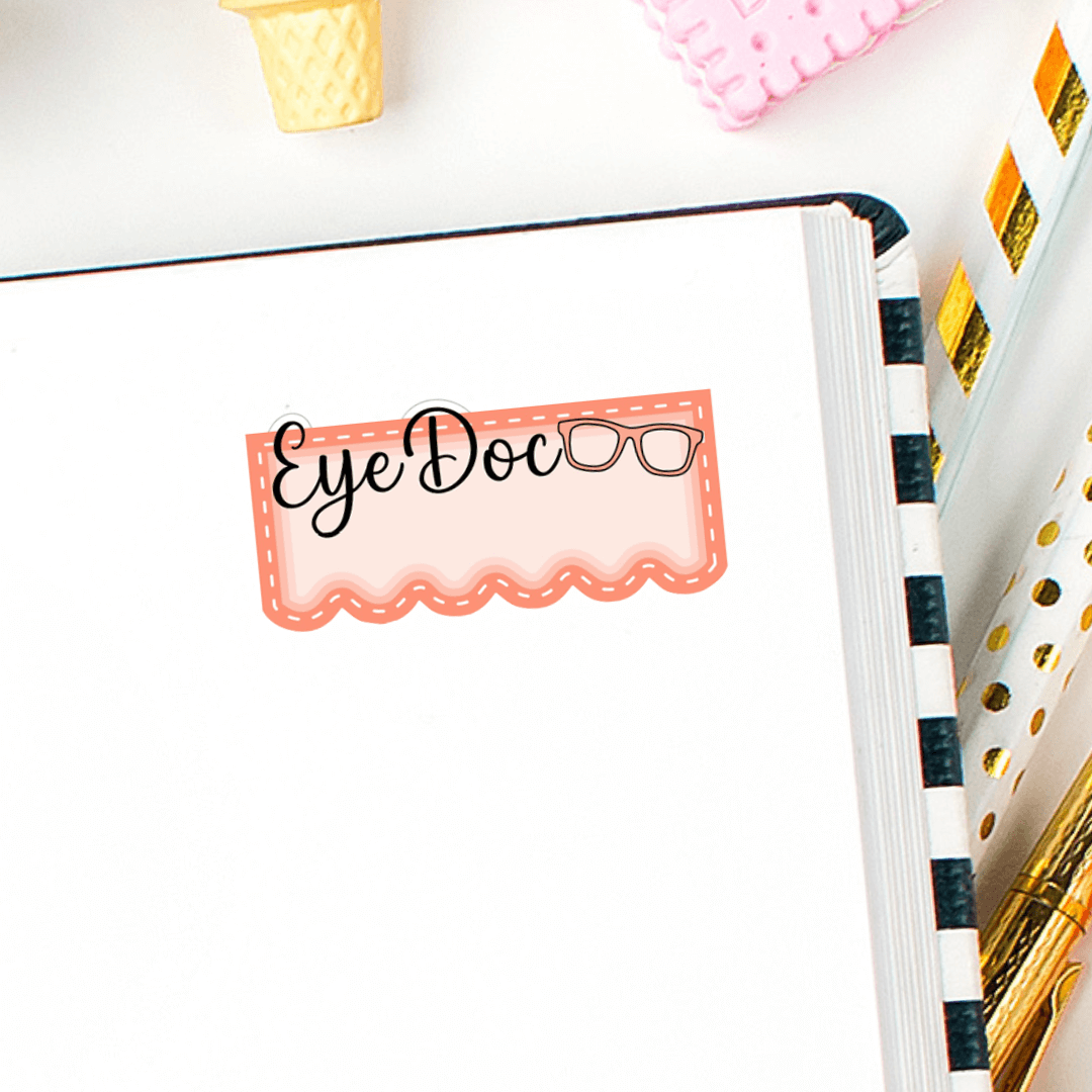 Eye Doctor Planner Stickers