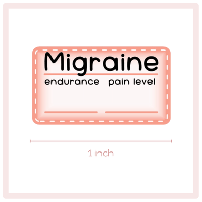 Migraine Planner Stickers