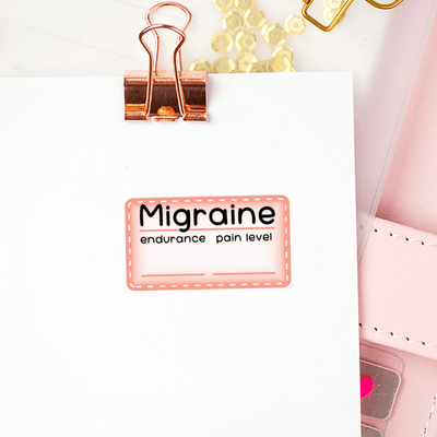 Migraine Planner Stickers