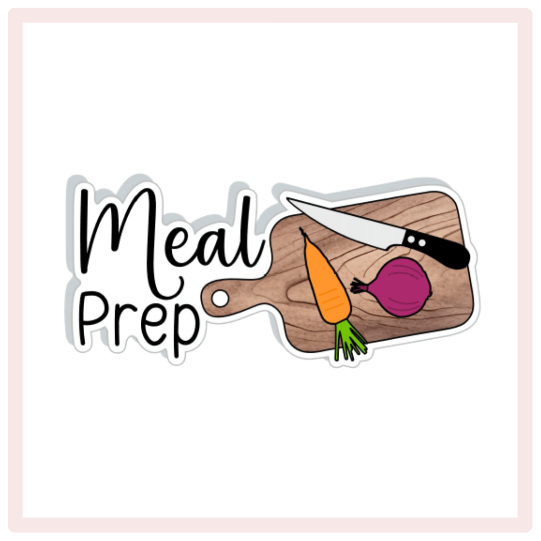 Meal Prep Planner Stickers