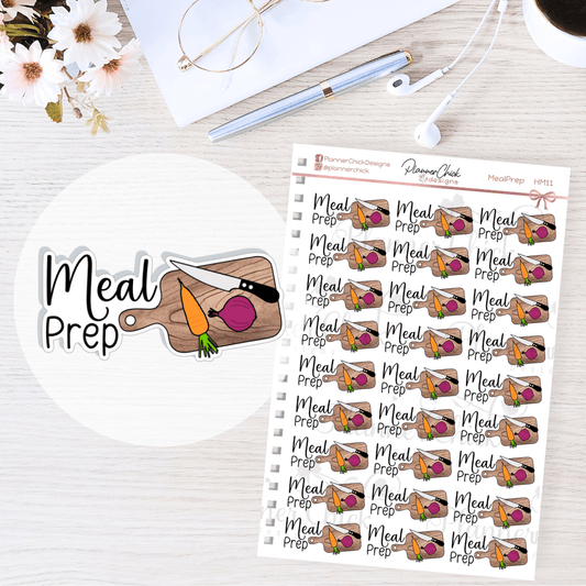 Meal Prep Planner Stickers