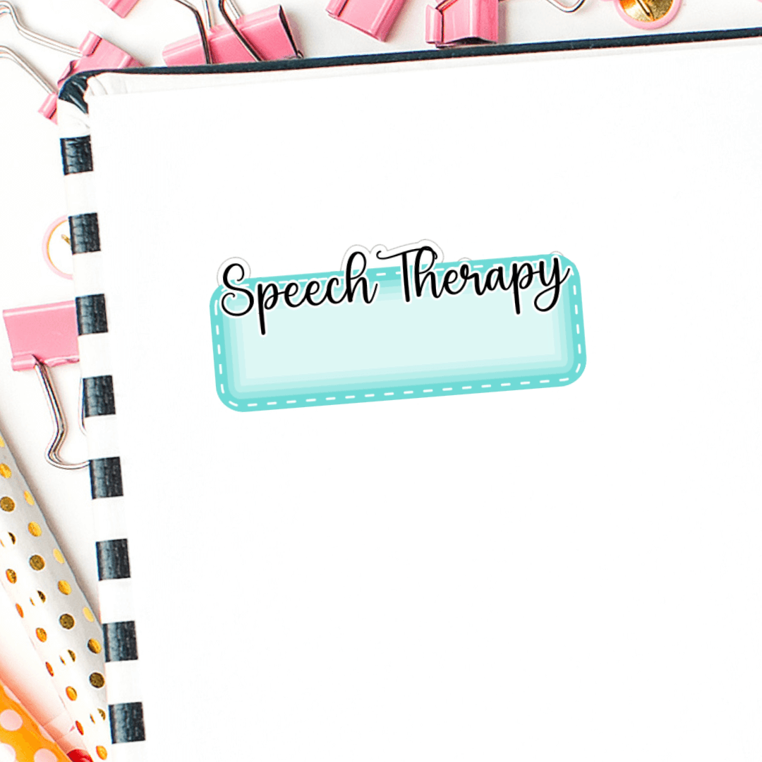 Speech Therapy Planner Stickers