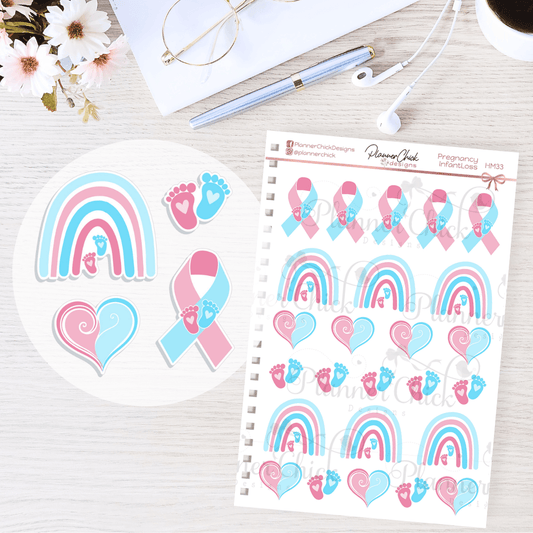 Pregnancy / Infant Loss Planner Stickers