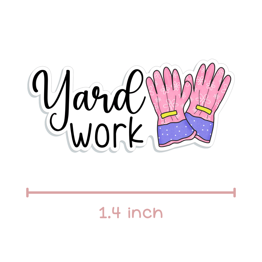 Yard Work Planner Stickers