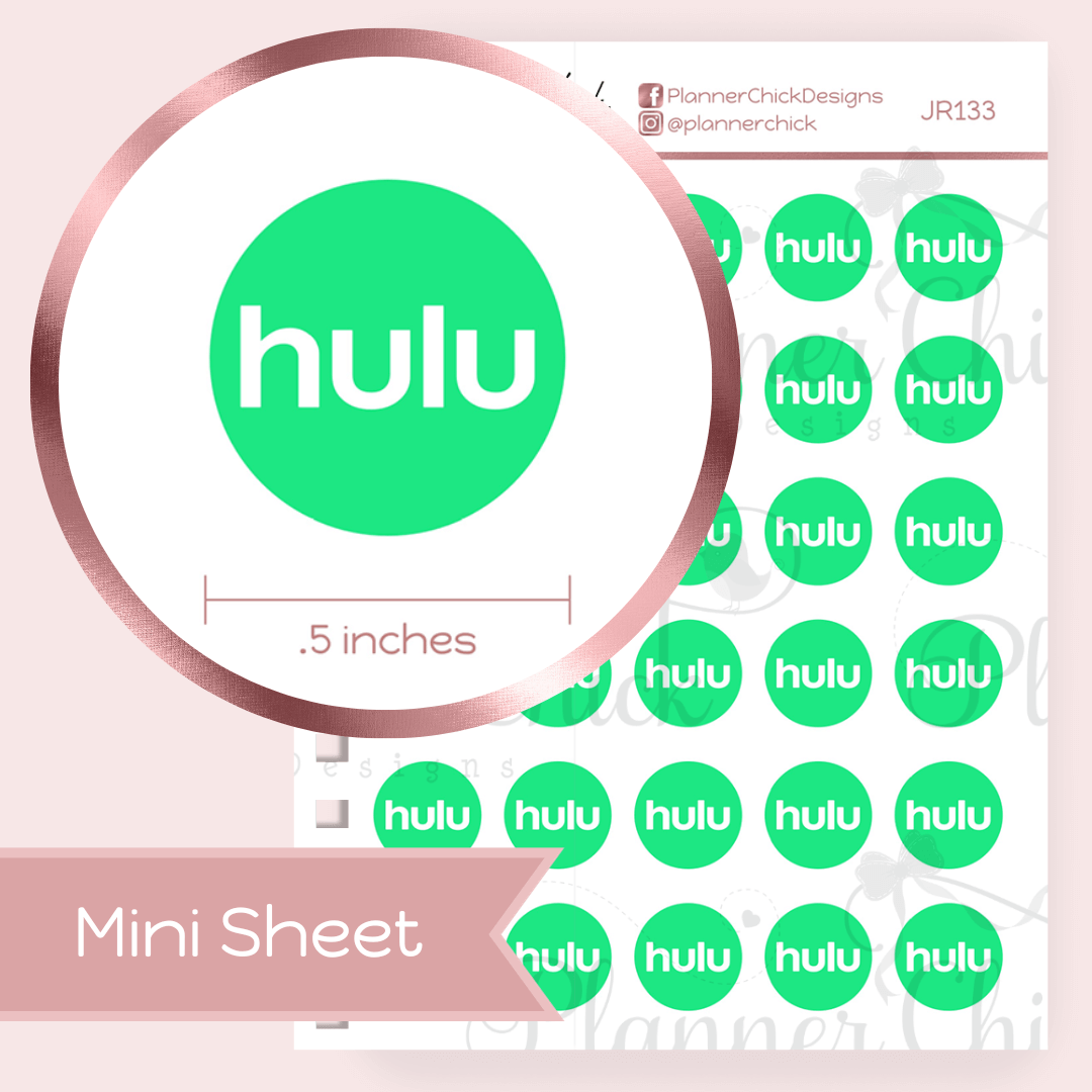 Mini Stickers ~ Streaming Services Icons