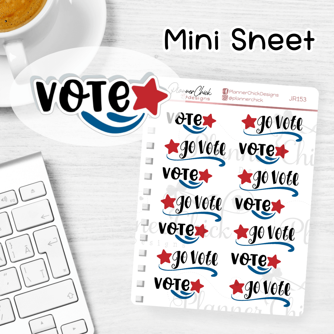 Vote Planner Stickers