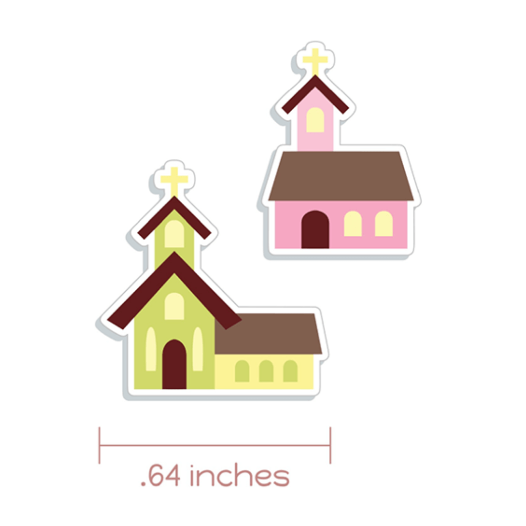 Churches ~ Mini Stickers