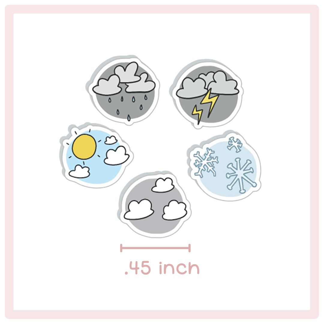 Mini Stickers ~ Doodle Weather Icons