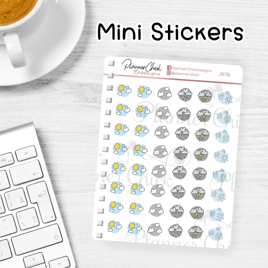 Mini Stickers ~ Doodle Weather Icons