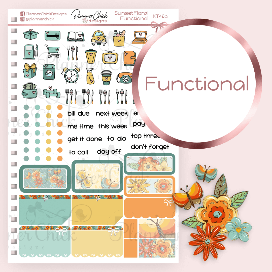 Sunset Floral ~ Mini Kits