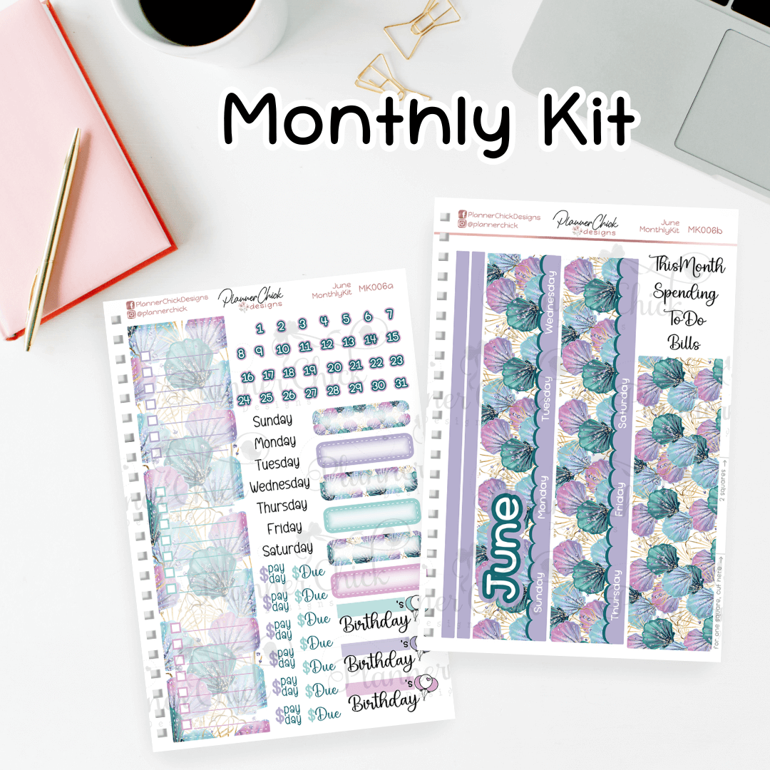 Monthly Kits for 7x9"