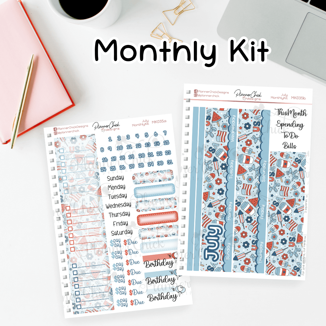 Monthly Kits for 7x9"