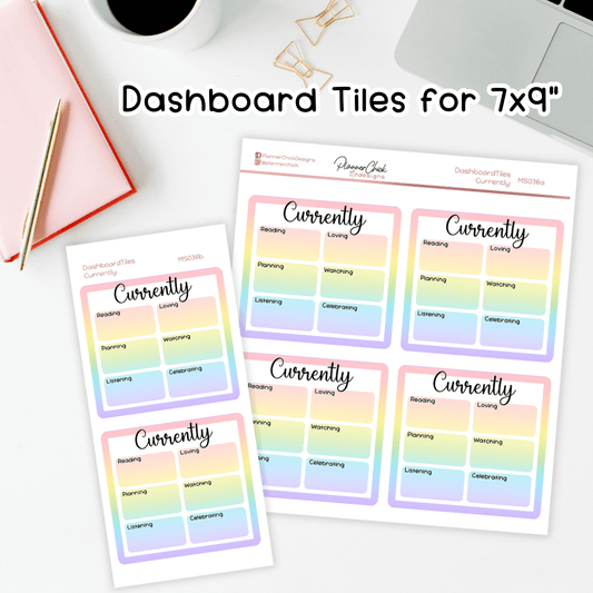 Dashboard Tiles ~ Currently