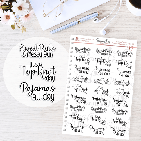 Dress Down/After Work Planner Stickers