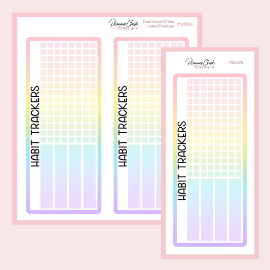 Dashboard Tiles ~ Habit Tracker Strips