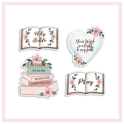 Pretty Faith-Based Stickers