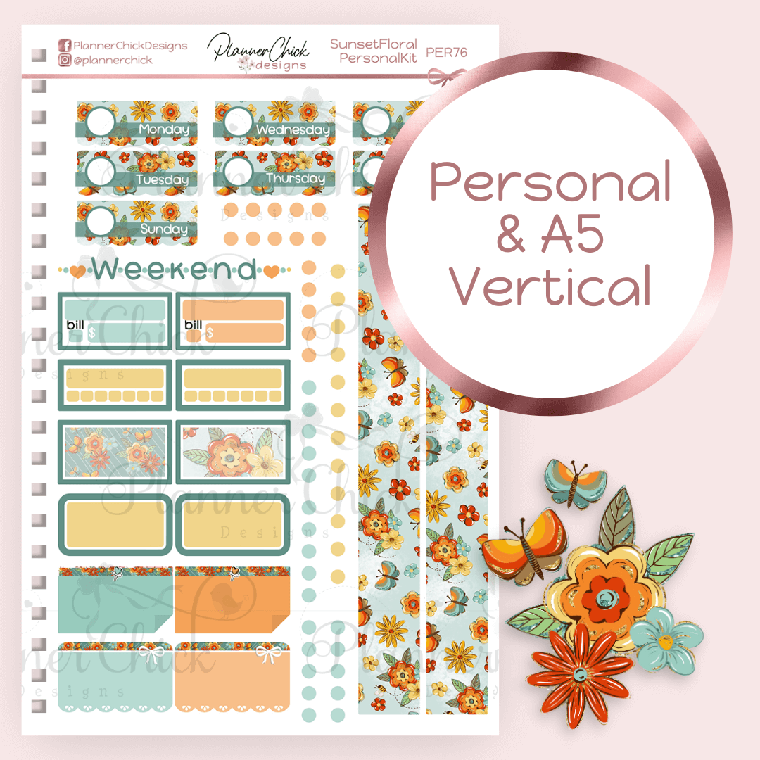 Sunset Floral ~ Mini Kits