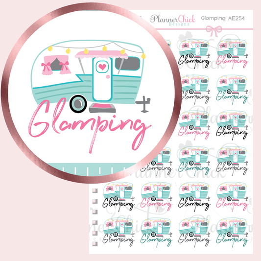 Glamping Planner Stickers