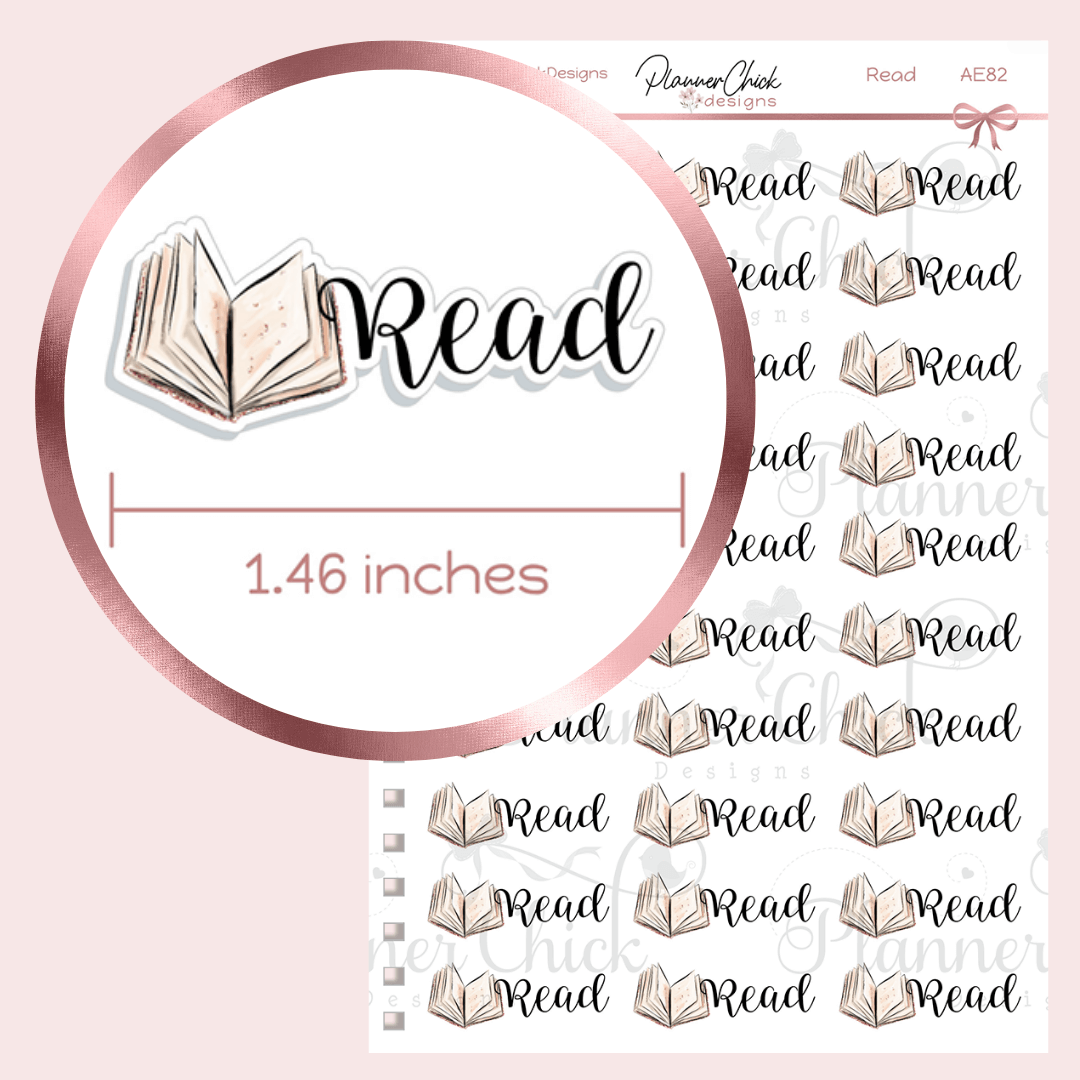 Read Planner Stickers