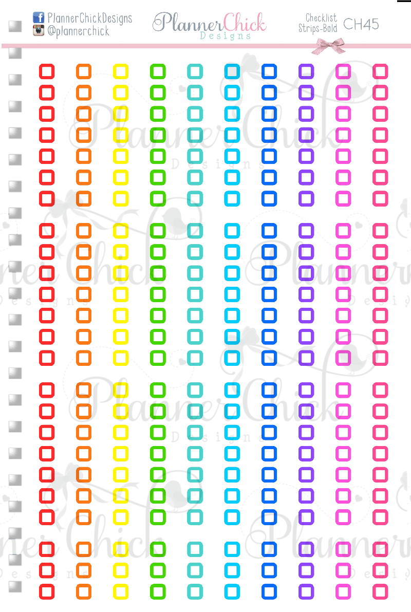 Checklist Strips