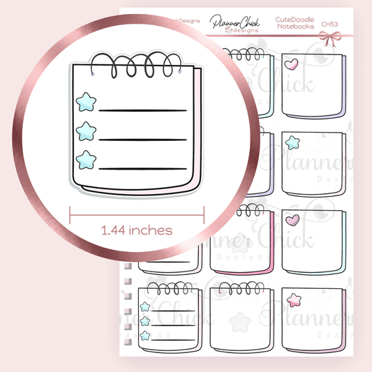 Cute Notebook Checklists
