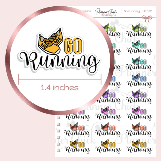 Go Running Planner Stickers