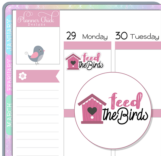 Feed the Birds Planner Stickers