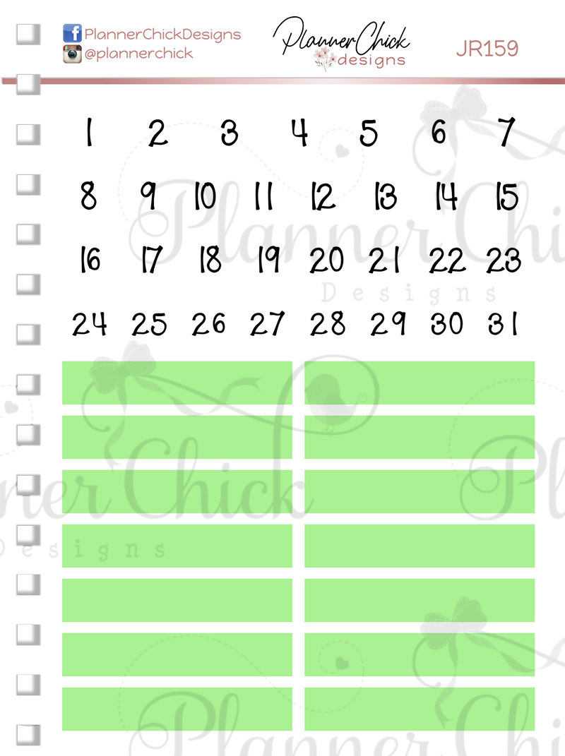 Date Dots & Headers