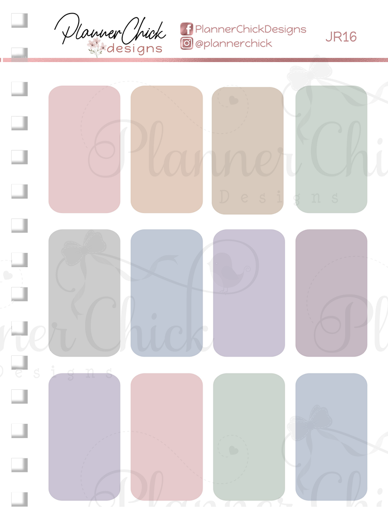 Neutral Shapes ~ Mini Stickers