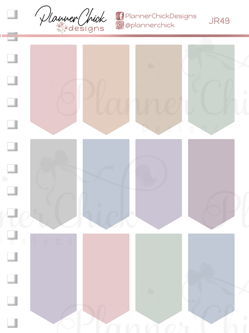 Neutral Shapes ~ Mini Stickers