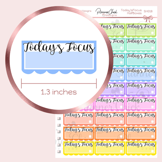 Today's Focus Planner Stickers